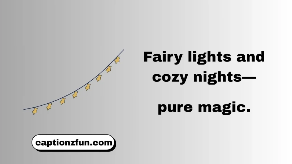 Fairy Light Captions for Instagram