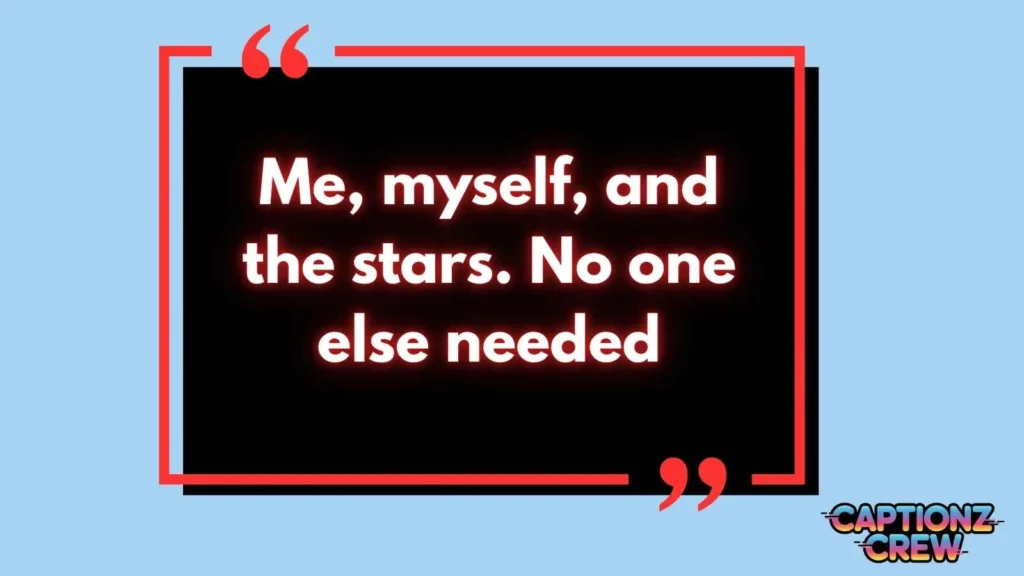 Best Alone Captions for Instagram