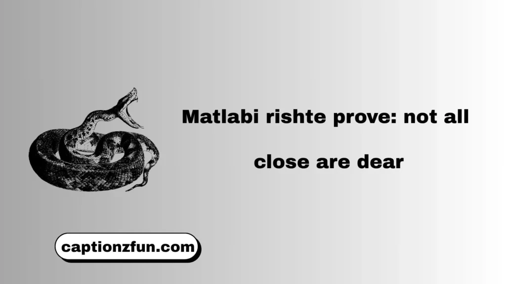 Best Matlabi Rishte Quotes