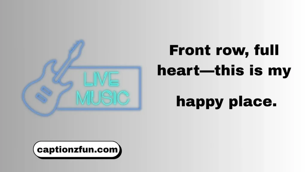 Live Music Captions for Instagram