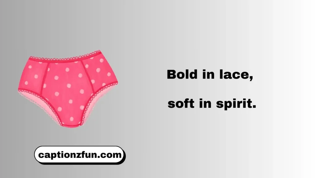 Panties Captions for Girls