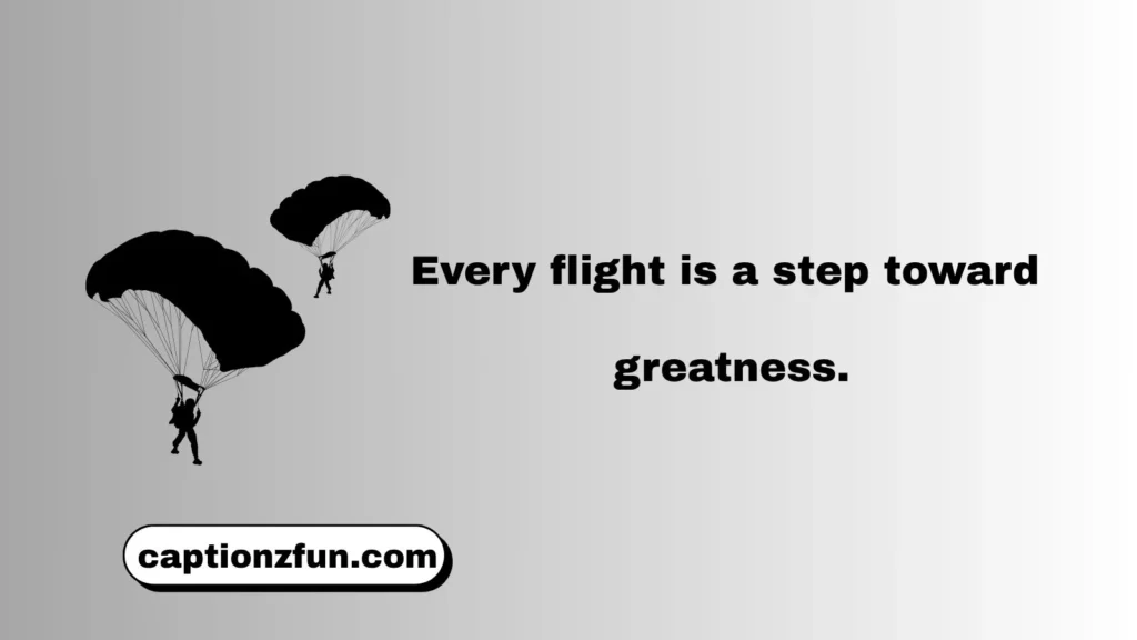 Positive Paragliding Captions