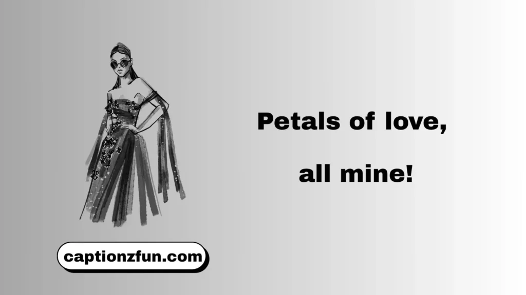 Romantic Floral Dress Captions