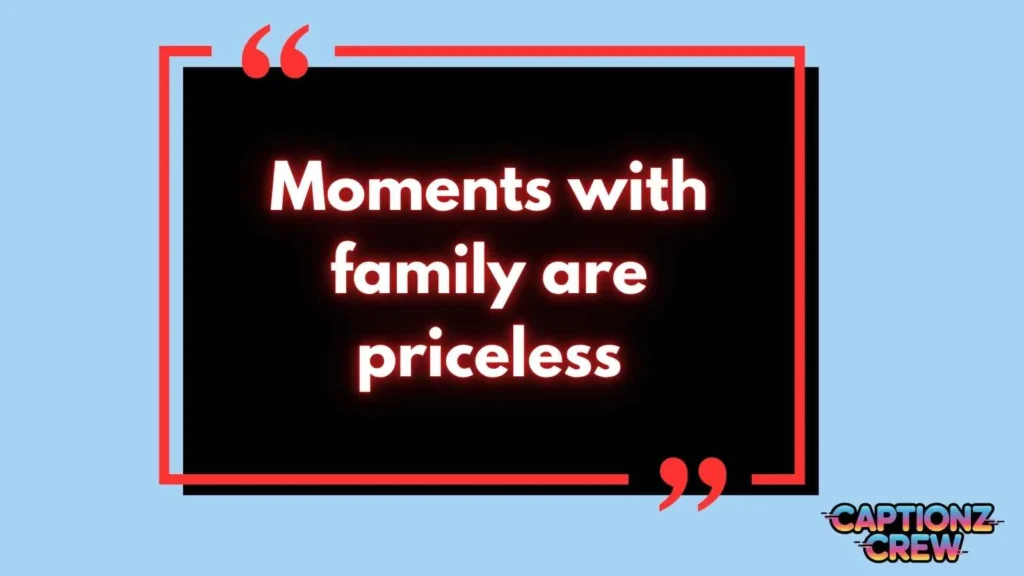 Short Family Captions