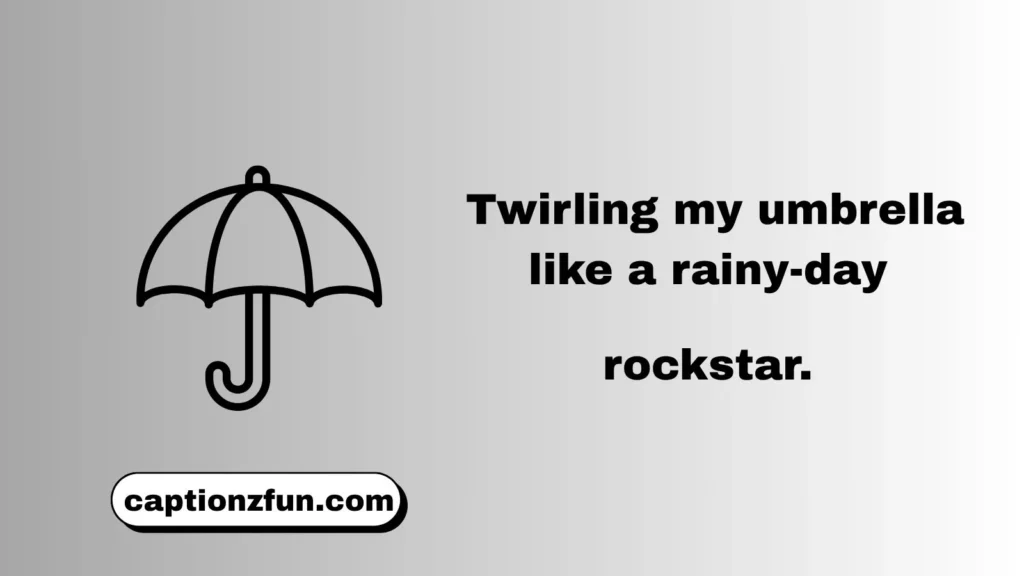 Umbrella Caption for Instagram