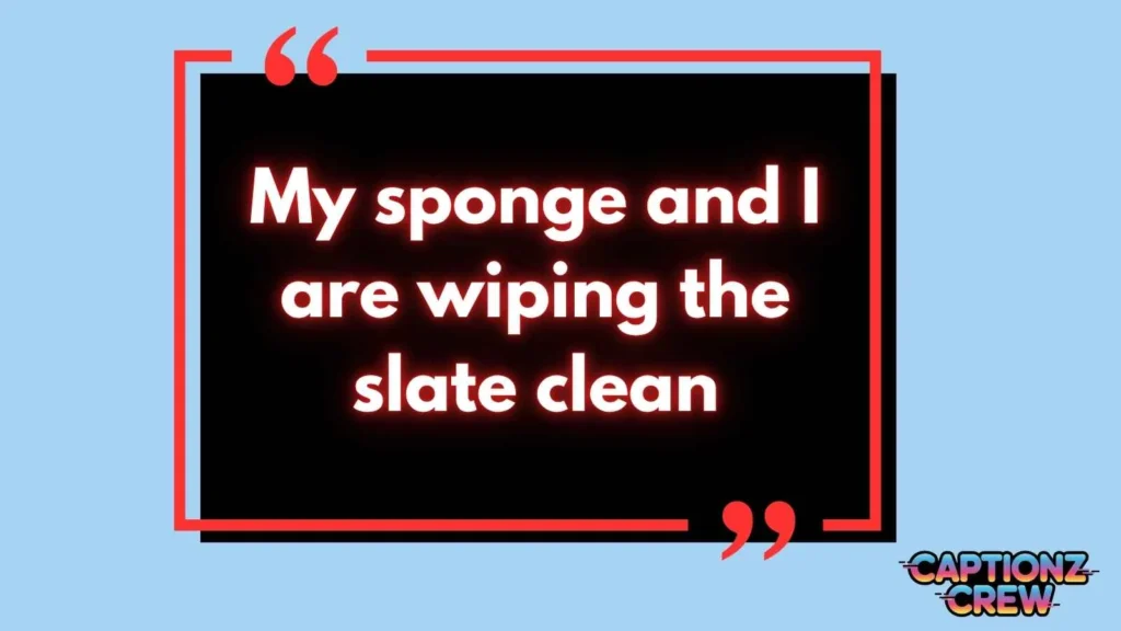 Short Cleaning Captions For Instagram