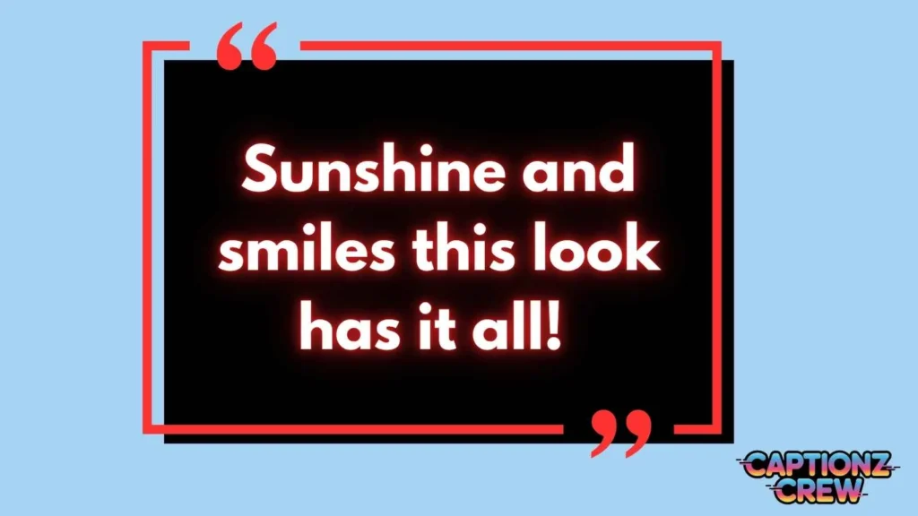 Summer Outfit Captions